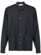 Jil Sander Lapel Collar Shirt - Black