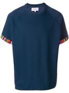 Ymc Patterned Cuff T-shirt - Blue