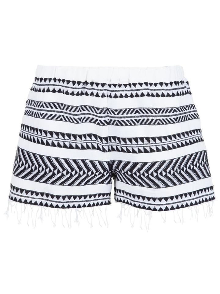 Lemlem 'freya' Embellished Shorts - White