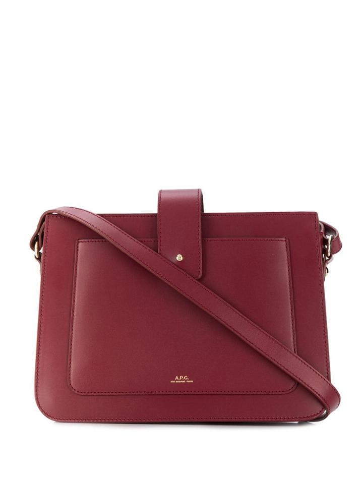 A.p.c. Albane Crossbody Bag - Red