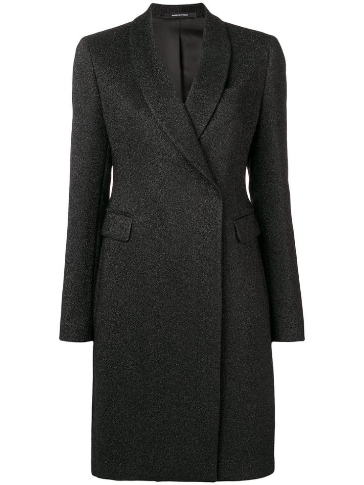 Tagliatore Straight-fit Coat - Black