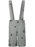 Comme Des Garçons Vintage Prince Of Wales Bermudas - Black
