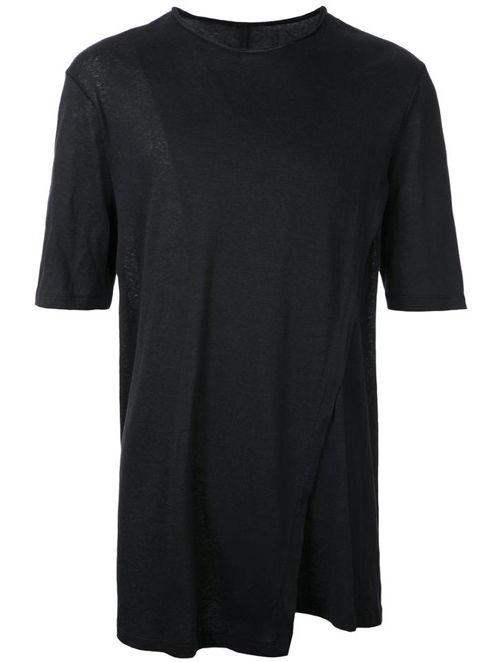 Forme D'expression Layered T-shirt, Men's, Size: Xl, Black, Cotton/linen/flax