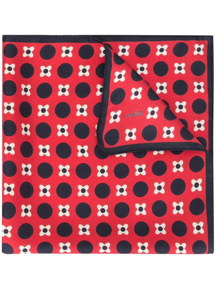 Mulberry Retro Neck Scarf - Red