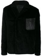 Haider Ackermann Leather Patch Shirt Jacket - Black