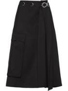 Prada Fluid Tricotine Skirt - Black
