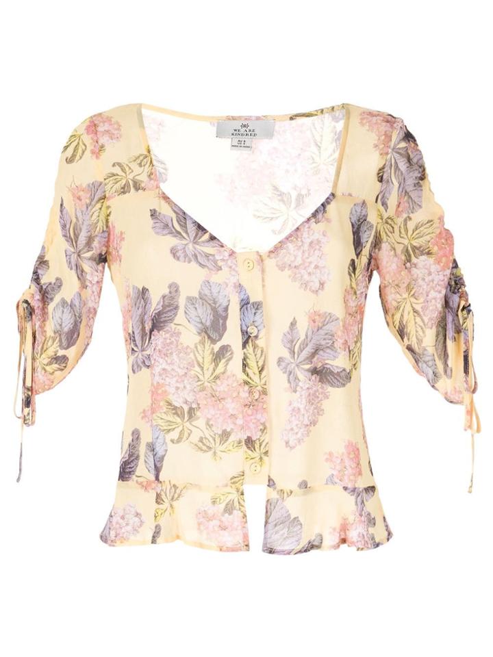 We Are Kindred Stevie Sweetheart Blouse - Yellow