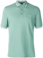 Emporio Armani Contrast Trim Polo Shirt - Green