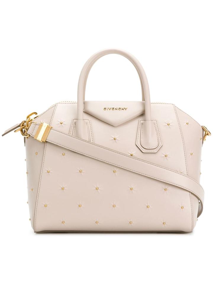 Givenchy Studded Antigona Tote - Neutrals