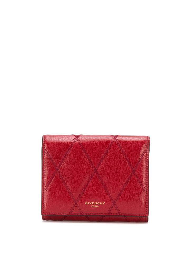 Givenchy Tri-fold Gv3 Wallet - Red