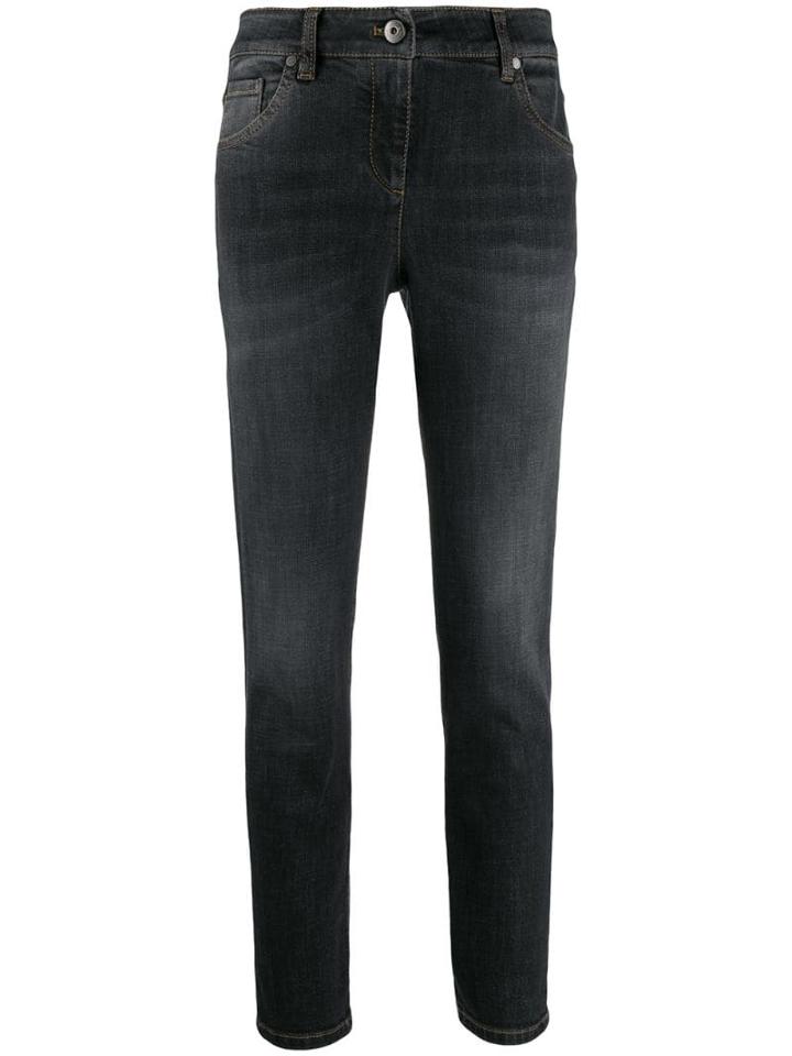Brunello Cucinelli Slim Fit Jeans - Black