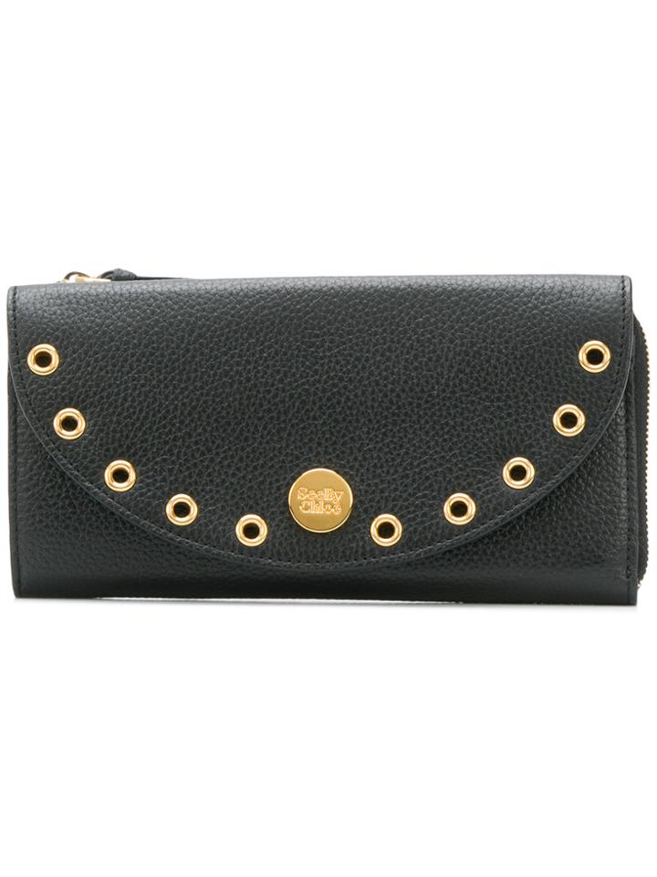 See By Chloé Kriss Long Wallet - Black