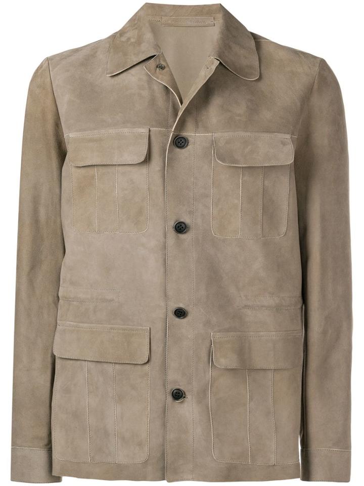 Salvatore Santoro Light Buttoned Jacket - Brown