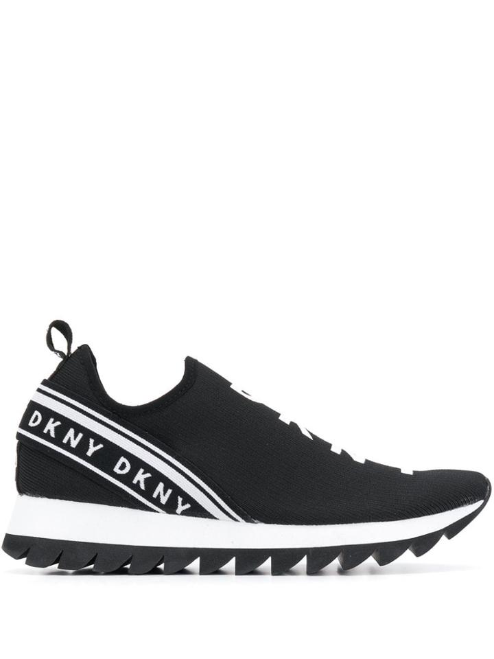 Dkny Logo Sneakers - Black