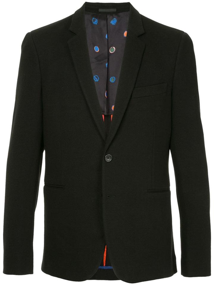 Ps By Paul Smith Single Breasted Blazer - Black