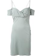Romeo Gigli Vintage Off-the-shoulder Dress - Grey