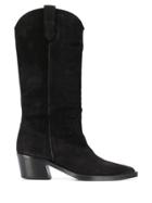 Via Roma 15 Mid-calf Western Boots - Black