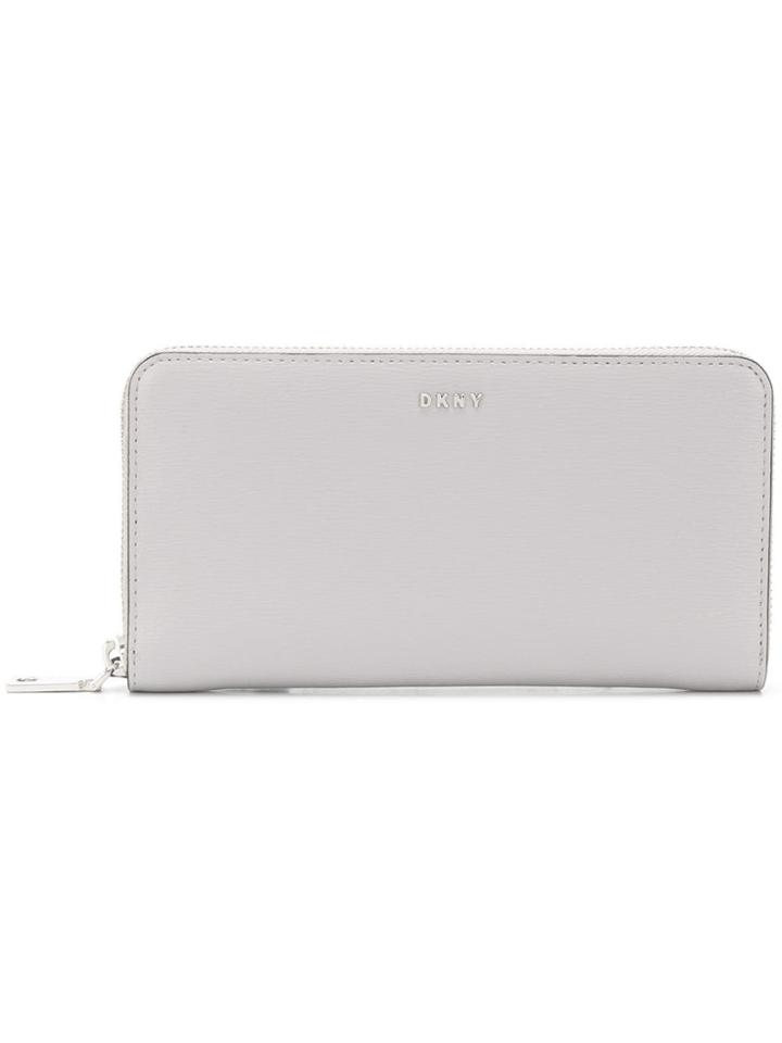 Dkny Bryant Zip-around Wallet - Grey