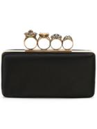Alexander Mcqueen Knuckle Box Case - Black