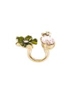 Oscar De La Renta Bouquet Ring, Women's, Metallic