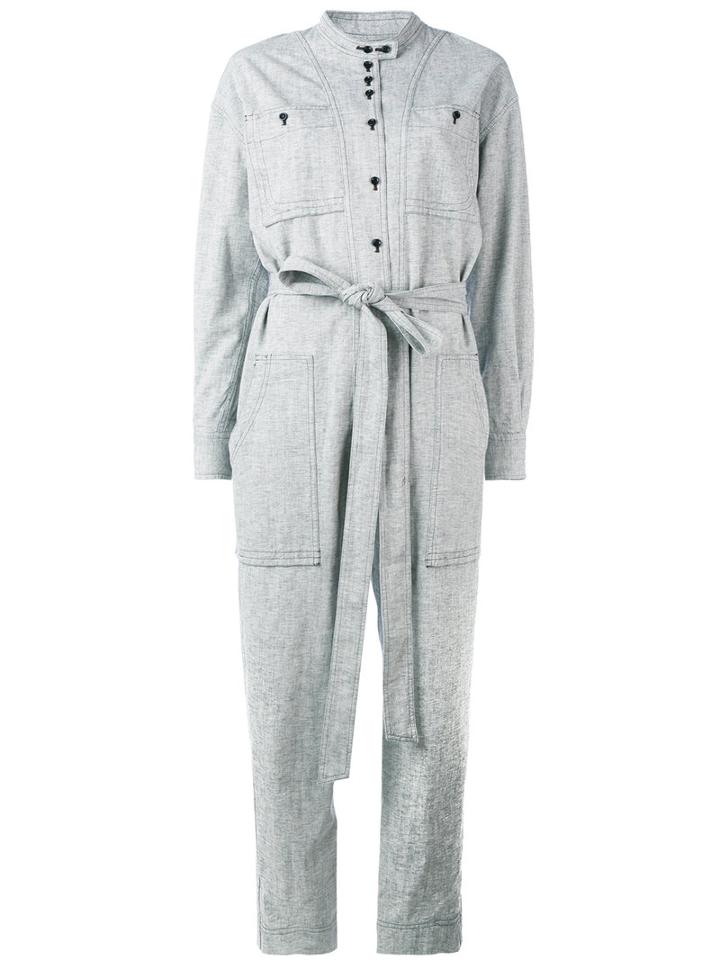 Isabel Marant Knitted Jumpsuit, Women's, Size: 36, Grey, Cotton