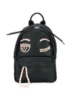 Chiara Ferragni Kids Beads Backpack - Black