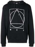 Mcq Alexander Mcqueen Geometric Print Hoodie - Black