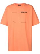 Raf Simons Print T-shirt - Yellow & Orange