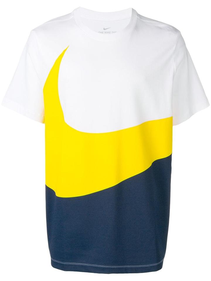 Nike Swoosh Print T-shirt - White