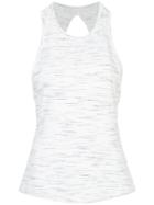 Nimble Activewear Twisted Back Tank Top - White
