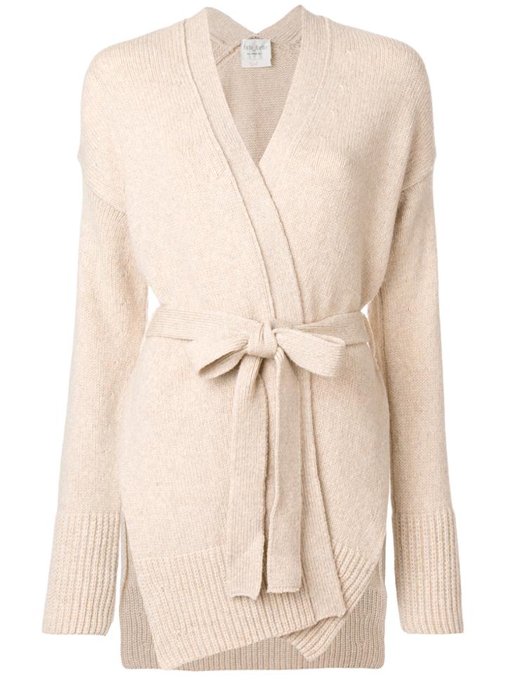 Forte Forte Wrap Cardigan - Nude & Neutrals