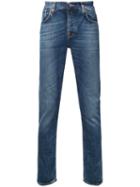 Nudie Jeans Co Grim Tim Slim-fit Jeans, Men's, Size: 30/32, Blue, Cotton/spandex/elastane