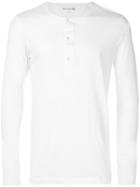 Merz B. Schwanen Button Detail T-shirt - White