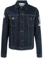 Stella Mccartney Raw Denim Jacket, Men's, Size: 48, Blue, Cotton/acetate