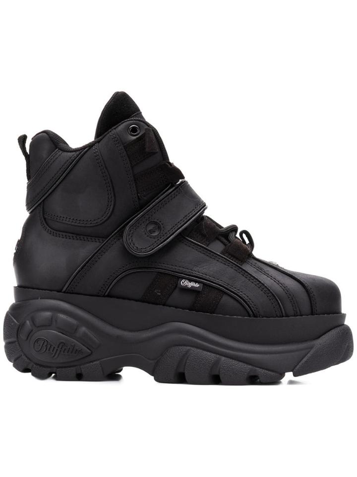 Buffalo Massive Platform Boots - Black