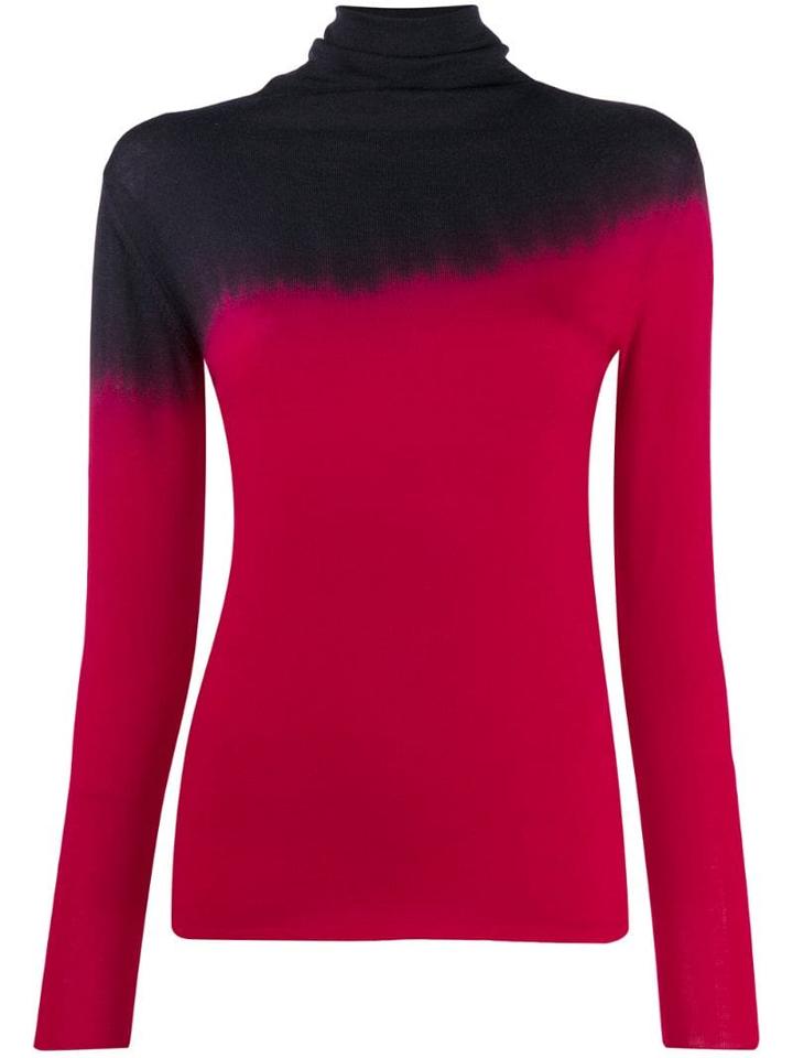 Pierantoniogaspari Tie-dye Turtleneck Top - Red