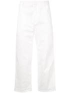 No21 Cropped Tailored Trousers - White