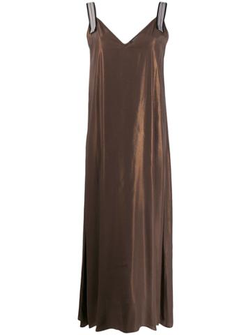 Antonelli Hawaii Dress - Brown