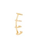 Saint Laurent Cage Ear Cuff, Women's, Metallic