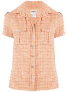 Chanel Pre-owned Sports Line Tweed Shirt - Orange