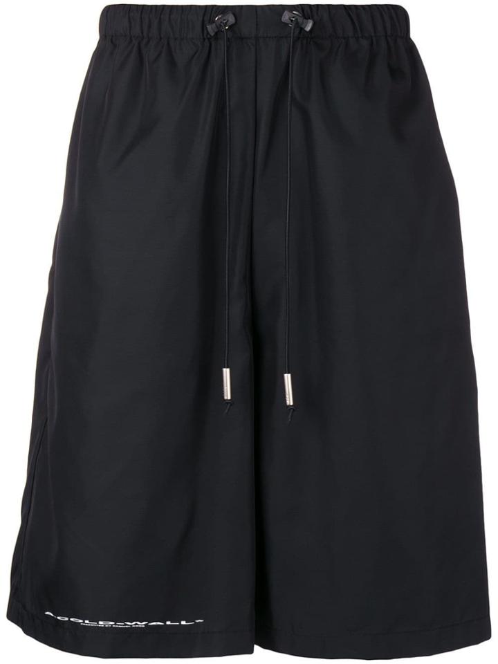 A-cold-wall* Drawstring Track Shorts - Black