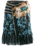 Ottolinger Knitted Wrap Skirt - Black