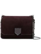 Jimmy Choo Lockett City Shoulder Bag - Pink & Purple
