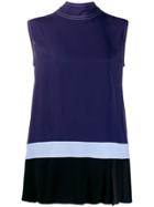 Marni Contrasting Panels Top - Blue