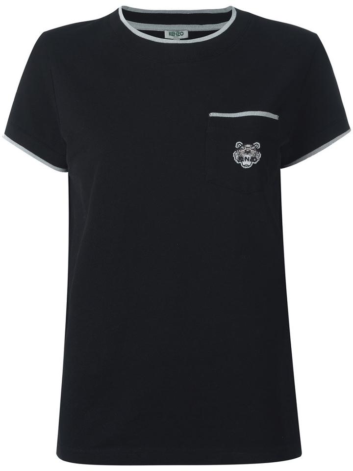 Kenzo Mini Tiger T-shirt, Women's, Size: Large, Black, Cotton