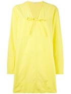 Tomas Maier - Tunic Dress - Women - Cotton - 4, Yellow/orange, Cotton