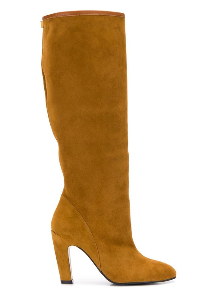 Stuart Weitzman Charlie Bridle Boots - Neutrals
