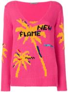 Ermanno Scervino New Flame Sweater - Pink & Purple