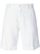 Etro Classic Shorts, Men's, Size: 52, White, Linen/flax
