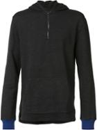 Goodlife Contrast Cuff Zipped Hoodie, Men's, Size: Xl, Grey, Cotton/rayon/polyester